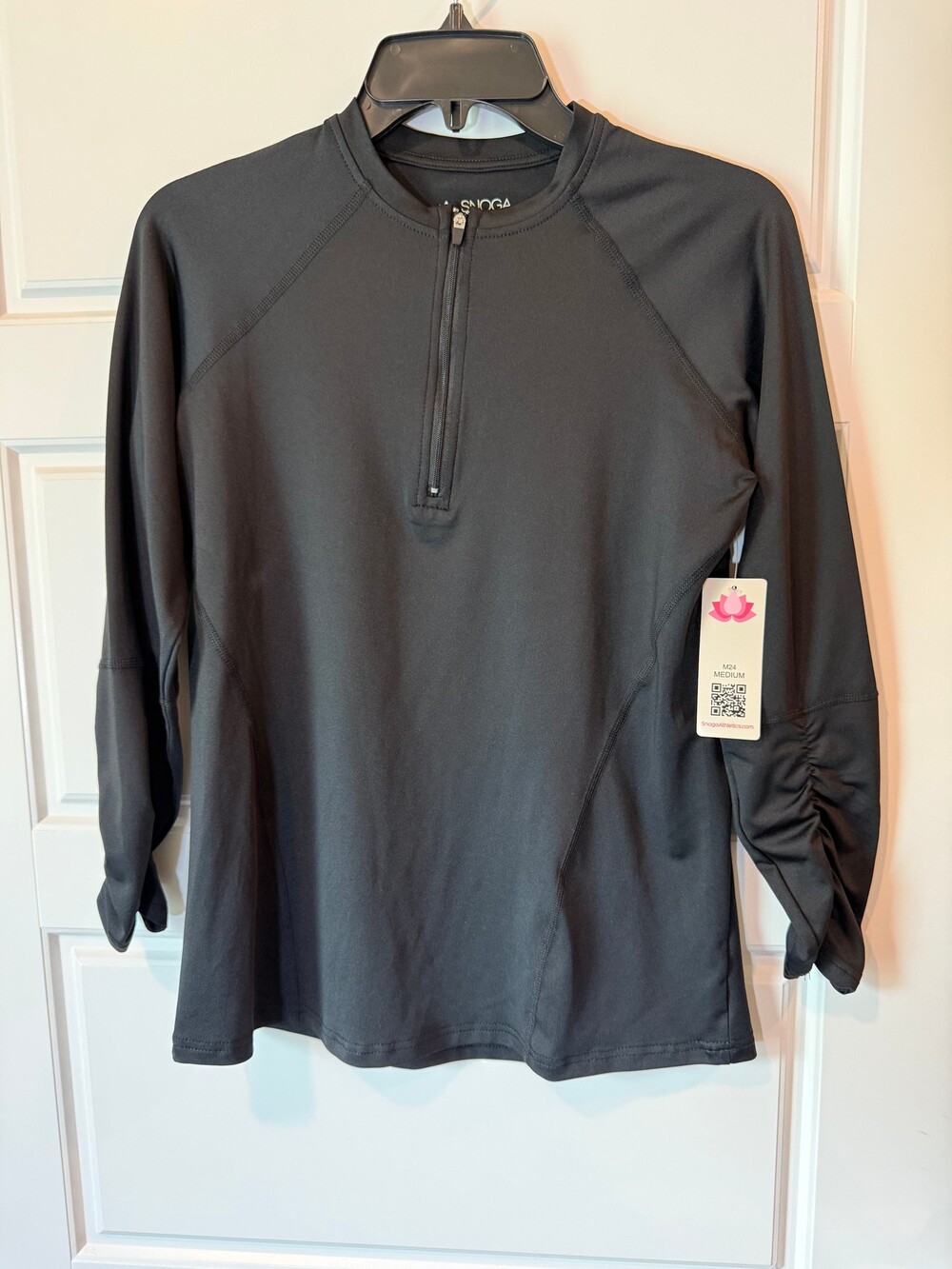 Snoga Athletics Black Long Sleeve Top Medium